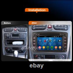 64GO Android 14 GPS Autoradio for Mercedes A/C/G/CLK Classe W209 W203 Viano Vito