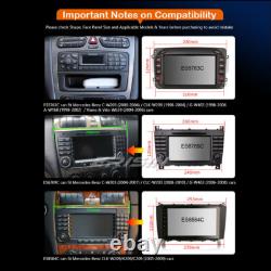 64GO Android 14 GPS Autoradio for Mercedes A/C/G/CLK Classe W209 W203 Viano Vito