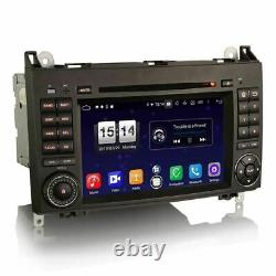 7 Android 10.0 GPS Satnav Carplay Wifi DAB Radio pour Mercedes Vito Viano W639