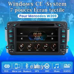 7Autoradio Pour Mercedes-Benz C/CLK/G Class W203 W209 Vito Viano DAB+DVD GPS BT