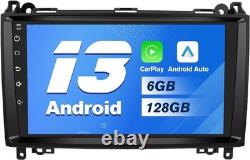 AWESAFE Autoradio6Go+128Go Android 13 pour Mercedes-Benz Vito Viano Sprinter W