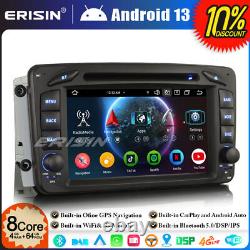 Android 13 GPS DAB Autoradio Mercedes A/C/G/CLK Classe W209 W203 Viano Vito W463