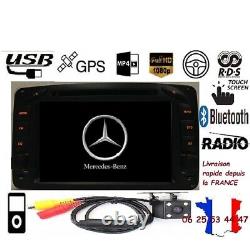 Autoradio Android gps bluetooth dvd wifi Mercedes Classe C-VITO-CLK-VIANO+CAMERA