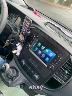 Autoradio Carplay-Android aut Mercedes VITO-VIANO-SPRINTER-CLASSE A/B+VW CRAFTER