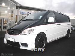 Barres De Toit Pour Mercedes Vito Viano SWB 2014+ Fourgon Aluminium Styling