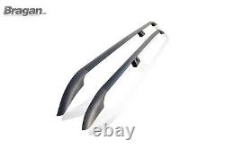 Barres de Toit Noir Pour Mercedes Vito Viano 2014+ Swb Camionnette Haut Alu Rack