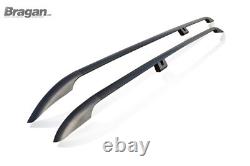 Barres de Toit Noir Pour Mercedes Vito Viano 2014+ Swb Camionnette Haut Alu Rack