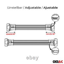 Barres de Toit Transversales pour Mercedes Vito Viano 638 639 W447 Alu TÜV ABE