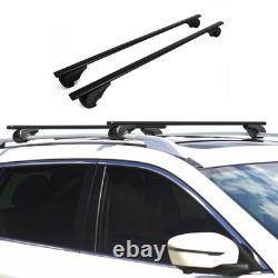 Barres de toit Transversales pour Mercedes Viano Vito 2003-2014 Fer Noir