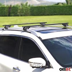 Barres de toit Transversales pour Mercedes Viano Vito 2003-2014 Fer Noir