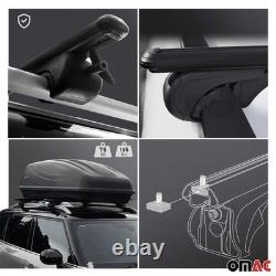 Barres de toit Transversales pour Mercedes Viano Vito W639 2003-2014 Alu Noir