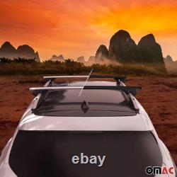 Barres de toit Transversales pour Mercedes Viano Vito W639 2003-2014 Alu Noir