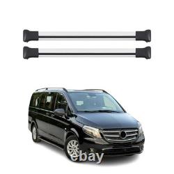 Barres de toit transversales pour Mercedes Viano Vito W638 W639 W447 2003-2025