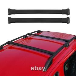 Barres de toit transversales pour Mercedes Vito Viano W639 en Aluminium noir