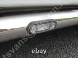 Côté Barres + Blanc Leds pour Mercedes Vito Viano Elwb 2004 2014 Inox Acier