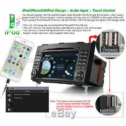 DAB+Autoradio Bluetooth DVD GPS Mercedes A/B Class W169 W245 Sprinter Vito Viano