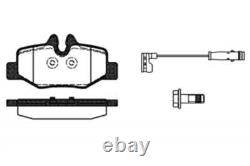 Disques de Frein + Revêtements + Sabots Arrière pour Mercedes W639 Vito Viano
