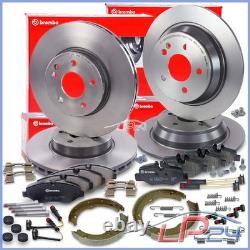 Disques+plaquettes+frein À Main Avant+arrière Brembo Pour Mercedes Viano Vito W6