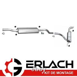 Echappement silencieux pour Mercedes Viano 2.0 2.2 Vito 109 111 115 court 9884