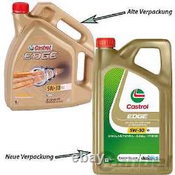 Filtre à Huile Kit + Castrol 5W30 pour Mercedes Sprinter 906 Viano Vito W639