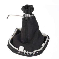 ICT Pommeau de levier cuir pour Mercedes W639 Vito Viano couture argent B66