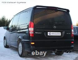 Le Sport Échappement Duplex + Vbr Court Mercedes Vito Et Viano W639 V639 Chaque