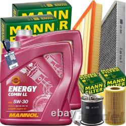 Mann Révision + 10L mannol NRG 5W-30 Huile Convient pour Mercedes Viano Vito
