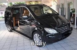 Marchepieds Convient pour Mercedes Vito Viano Extra Long 2004-2014 Truva Tüv