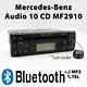 Mercedes Audio 10 Cd Mf2910 Bluetooth Mp3 Radio Avec Microphone Rds 12v