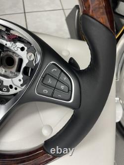 Mercedes-Benz Bois Cuir Volant Noyer Classe V Vito Viano Neuf WDF639 Neuf