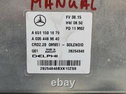 Mercedes-Benz Vito Viano W639 2011 Diesel Moteur ECU Kit Et Serrure Set MIN28546