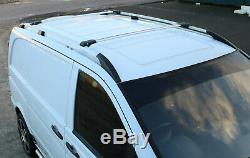 Mercedes Vito EXTRA LONG 2003+ Rails de toit et barres transversales en aluminiu