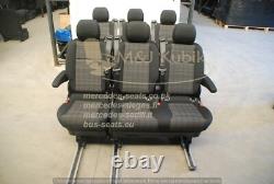 Mercedes Vito w 447 2x 2+1 banquette banquette siège Tunja Classe V Viano Com