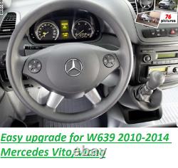 NOUVEAU CUIR 10-14 W639 Mercedes Vito Viano volant noir Facelift OEM