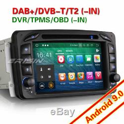 Octa-Core Android 9.0 GPS Autoradio Mercedes C/CLK/G W203 W209 Viano Vito DAB+CD