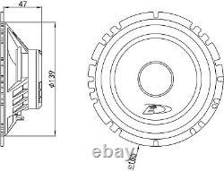 Set 4 Haut-Parleurs ALPINE pour Mercedes Vito, Viano (W447) 2014 2021