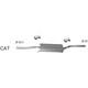 Silencieux &Eacute;chappement Pour Mercedes Viano Vito/mixto Long W639 Cdi