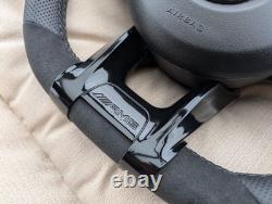 Volant CUIR NEUF MERCEDES AMG 14+ W205 W213 W447 Vito Viano style 18+