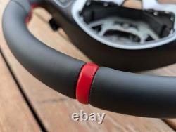 Volant CUIR NEUF pour MERCEDES VITO VIANO W447 CLASSE C W205 FOND PLAT