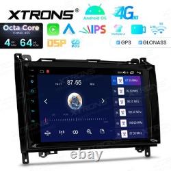 XTRONS AUTORADIO Mercedes Classe A B VITO VIANO GPS Android 14 WiFi 4G Carplay